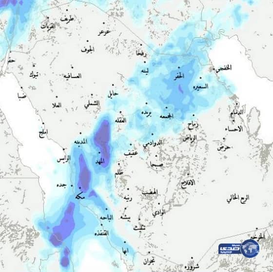 الجهني حالة عدم استقرار جوي تؤثر على المملكة