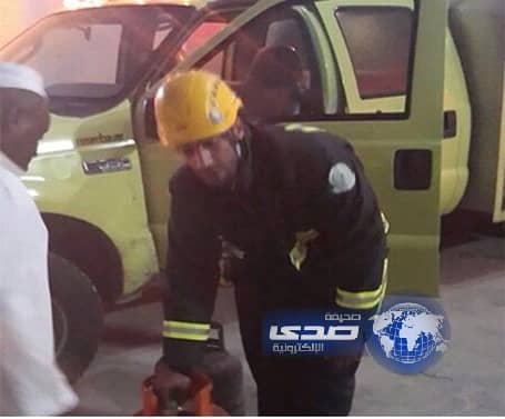 مواطن ينقذ ثلاثينية من الموت اختناقاً بالعرضية الجنوبية (صور)