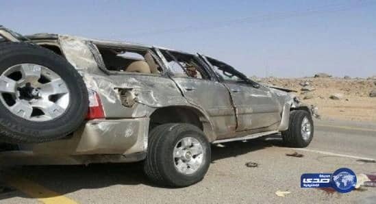 وفاة شخص وإصابة 3 بحادث مروري غرب الرياض