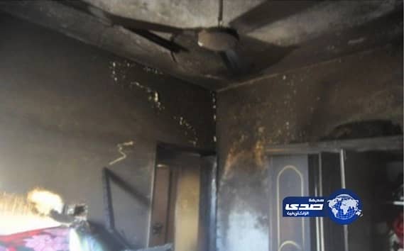إصابة سيدة في حريق أندلع بمنزلها في الخفجي