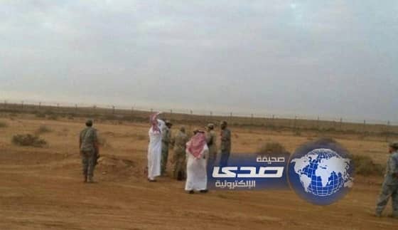 قذائف هاون عراقيه تسقط في مركز العوجا بحفر الباطن