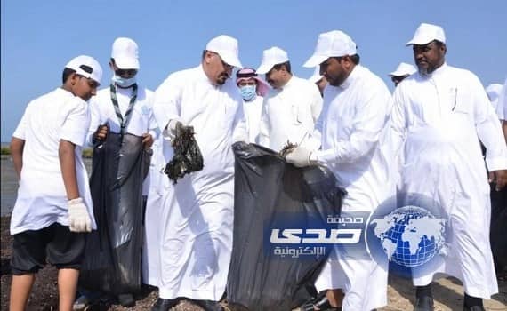 وﻛﯿﻞ إﻣﺎرة ﺟﺎزان ﯾﺪﺷﻦ ﻓﻌﺎﻟﯿﺎت اﻟﯿﻮم اﻟﻌﺎﻟﻤﻲ ﻟﻠﺘﻄﻮع