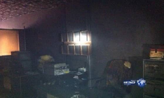 مدني حائل: يسيطر على حريق عمارة سكنية