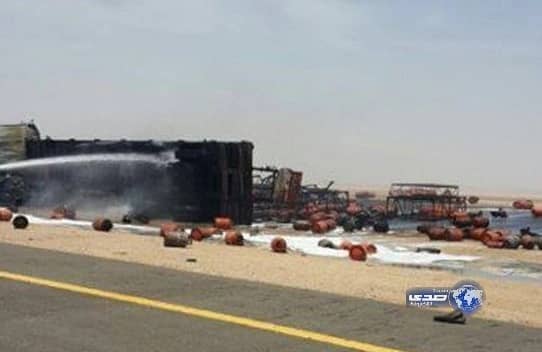 انفجارات أسطوانات غاز في حادث بينبع