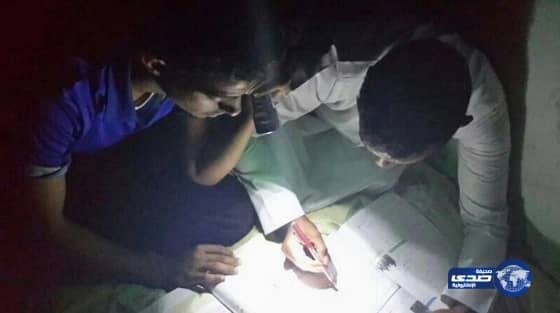 انقطاع الكهرباء عن الشبحة يقلق الطلاب وأولياء الأمور