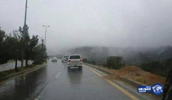 هطول أمطار على جازان و عسير