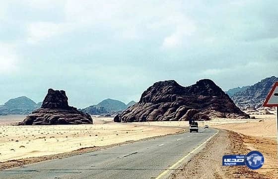 انتهاء المرحلة الثلاثة من ازدواج طريق بئر بن هرماس - الشرف بتبوك