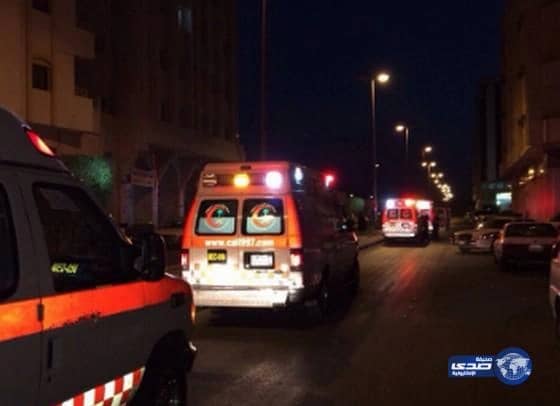 12حالة ناتجة عن حريق في احدى الدور السكنية بالمدينة