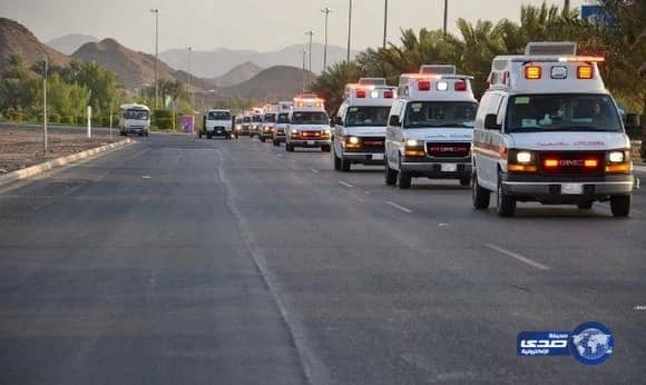 بالصور :صحة المدينة تصعد 32 مريض إلى المشاعر المقدسة