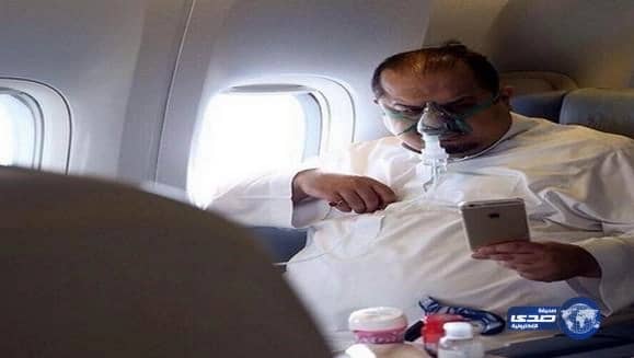 صورة للأمير عبدالرحمن بقناع الأكسجين تخطف قلوب الهلاليين