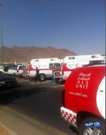 هلال المدينة يباشر حادثين بـدائري.. اوقع ستة إصابات