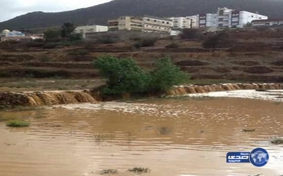 هطول امطار على الباحه والطائف