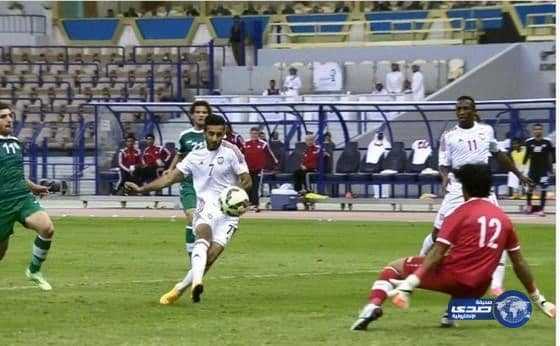 بهدفي مبخوت.. الامارات تهزم العراق وتتأهل لنصف النهائي