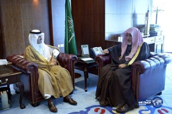 وزير الشؤون الإسلامية يستقبل الأمين العام لأوقاف الراجحي