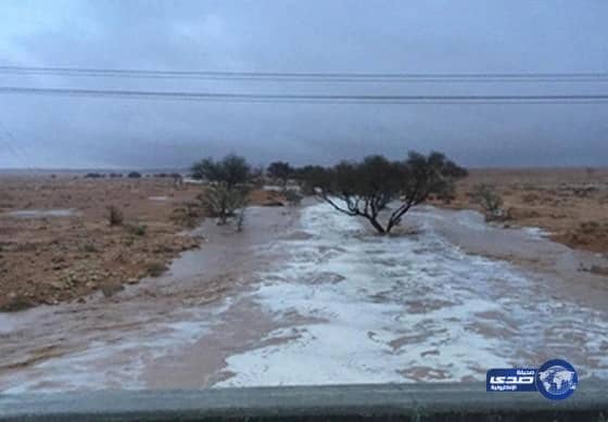 هطول أمطار على محافظة المجمعة
