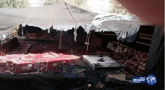 إصابة طفل بحريق بيت شعر في حائل