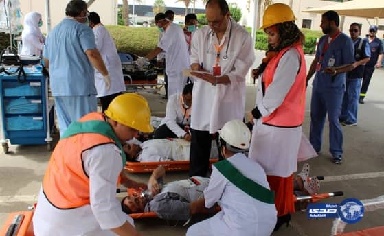 مشاركة الجهات الحكومية فرضية مستشفى الأمل بجدة(صور)