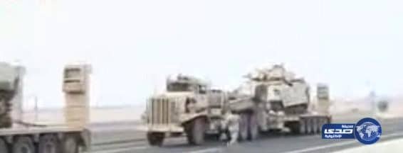 بالفيديو: وصول القوات العسكرية الجديدة للحد الجنوبي