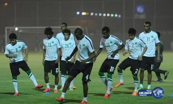الأخضر يواصل تدريباته ويغادر للدمام الأربعاء