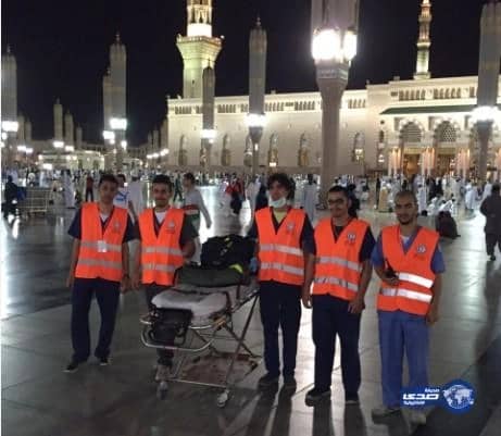 ١٣٨٧ حالة تباشرها الفرق الإسعافية والتطوعية في المدينة خلال الايام الثلاث الاولى