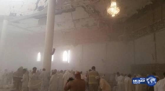 بالفيديو: انفجار بمسجد الصادق بالكويت