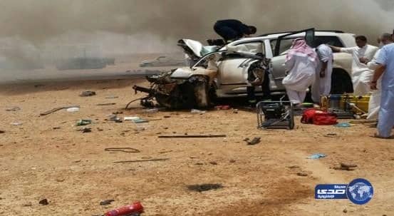 مصرع وإصابة 3 أشخاص في حادث بالزلفي