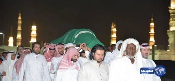 تشييع جثامين ضحايا طائرة بن لادن من المسجد النبوي