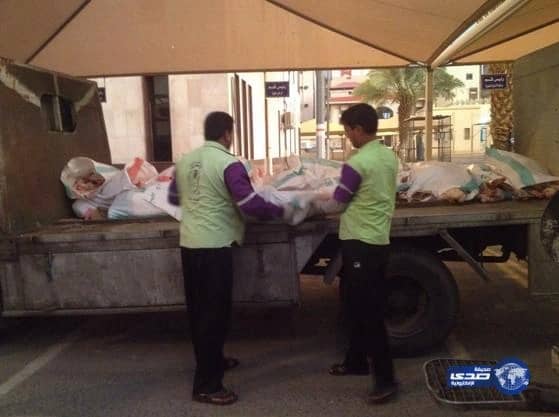 بالصور... ضبط سيارة تحمل لحومًا مجهولة المصدر بمكة