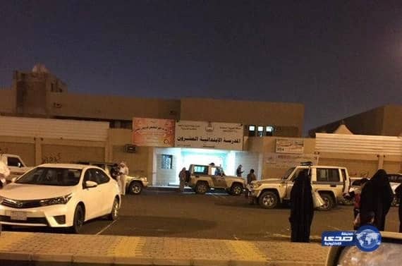 شرطة محافظة القريات الاشتباه في امراءه دخلت مدرسة