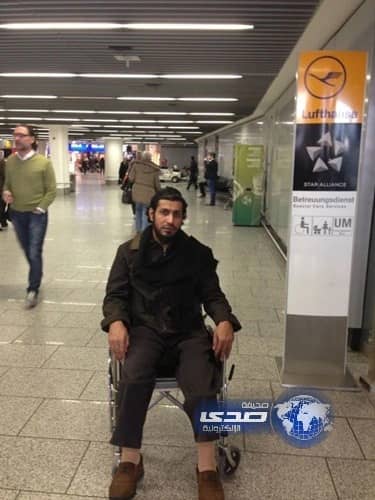 بالصور : مصاب أمن المجاردة يصل للمملكة قادماً من المانيا بعد تركيب الأطراف التي فقدها في مهمة رسمية