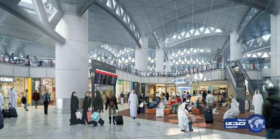 بالصور الصالة الخامسة بمطار الملك خالد بالرياض عند اكتمالها