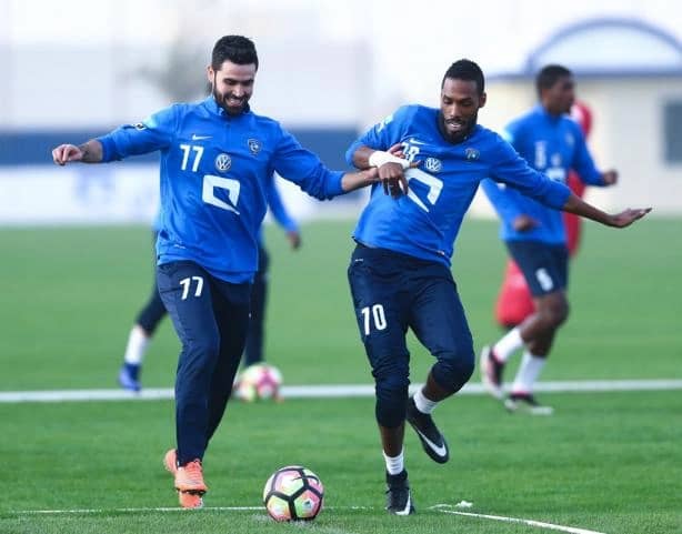 الهلال يجري مرانه الرئيسي قبل لقاء القادسية