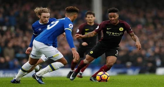 السيتي يسقط برباعية أمام إيفرتون