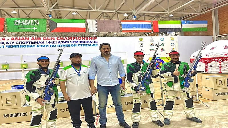 أخضر الرماية ينهي الآسيوية بـ 3 ميداليات