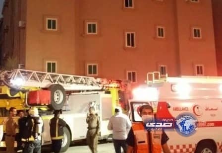 إصابة 6 بحريق عمارة في الدمام