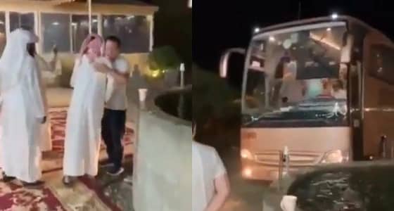 موسم حج 1440هـ.. مواطن يضرب مثلًا في الكرم ويستضيف 100 حاج (فيديو)