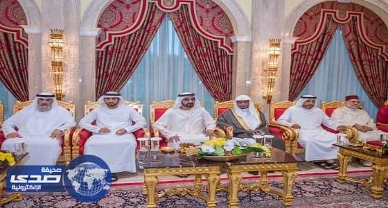 بالصور.. محمد بن راشد يحتفي بالمغامسي على مائدة الافطار