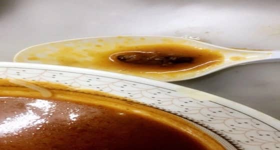 مواطن يعثر على " صرصور " في وجبة بمطعم بحائل