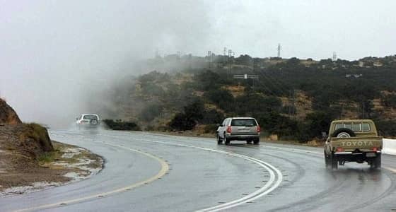 تنبيه بهطول أمطار غزيرة على الباحة