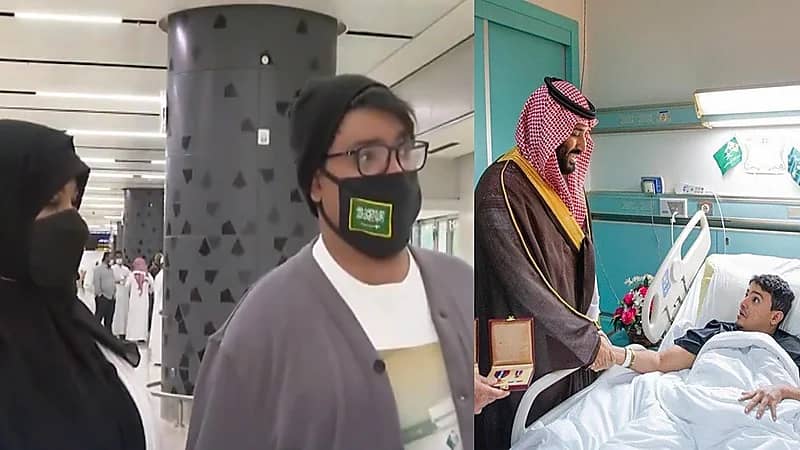 فيديو.. عودة بطل بالحد الجنوبي على قدميه بعد علاجه من الشلل على نفقة ولي العهد