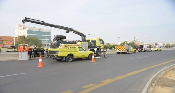 مدني بريدة ينفذ خطة فرضية في نفق طريق الملك عبدالله بحي الصفراء