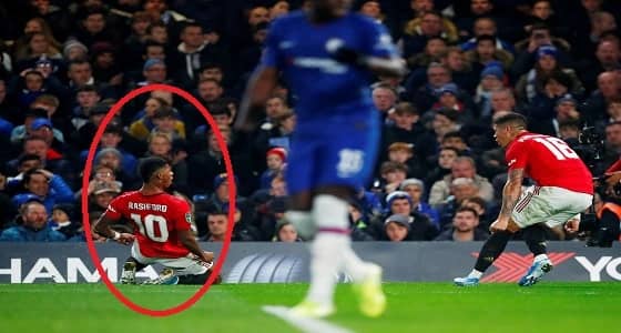 أصيب خلال احتفاله بهدف.. راشفورد مهدد بالغياب عن مانشستر يونايتد