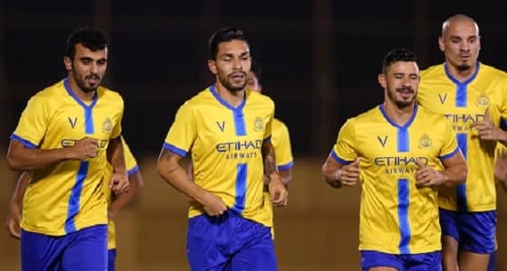 بالصور.. النصر يواصل تدريباته اليومية