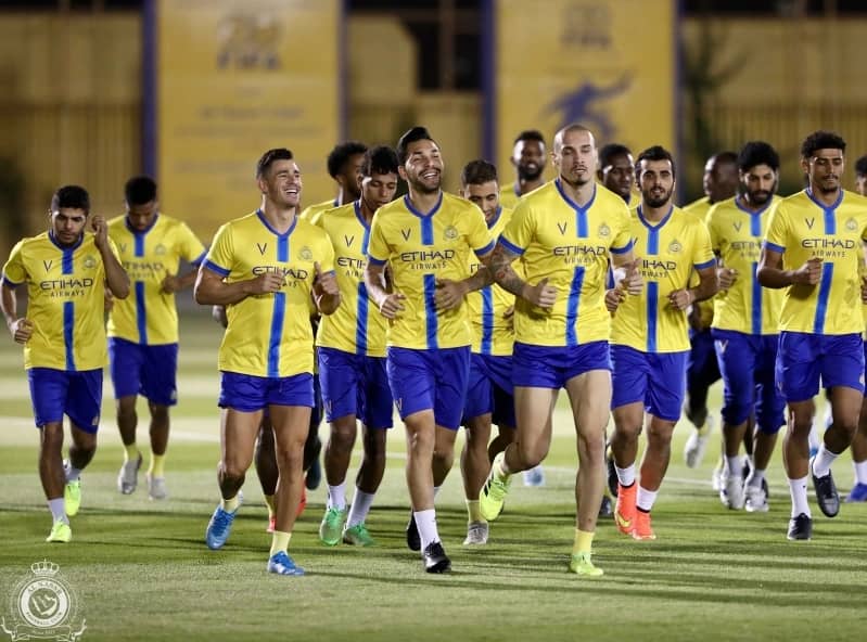 النصر يواصل استعدادته لمواجهة ضمك