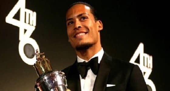 رسميا..فان دايك أفضل لاعب في الدوري الإنجليزي