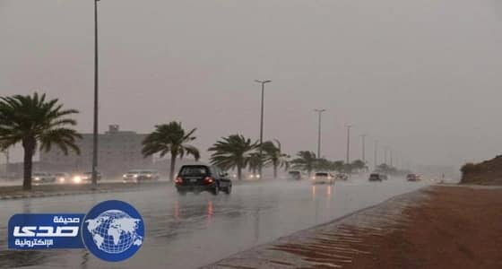 الأرصاد: أمطار رعدية مصحوبة برياح نشطة على عدة مناطق