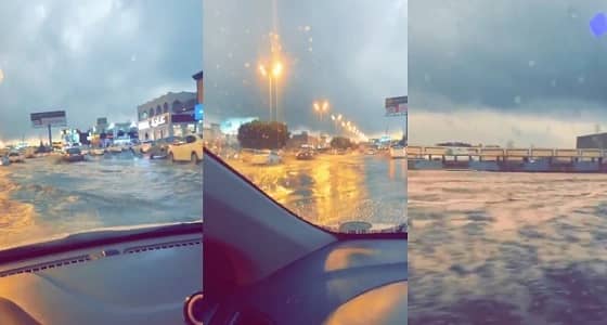 سوء تصريف مياه الأمطار يُغضب أهالي خميس مشيط والبلدية ترد