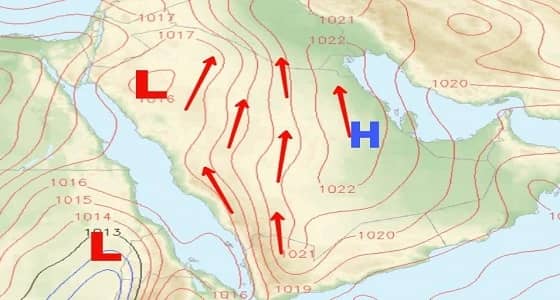 كراني: رياح جنوبية دافئة تؤثر على معظم الأجواء