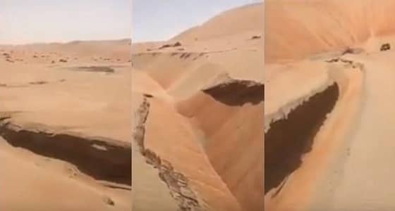 بالفيديو.. آثار إعصار مكونو بالربع الخالي