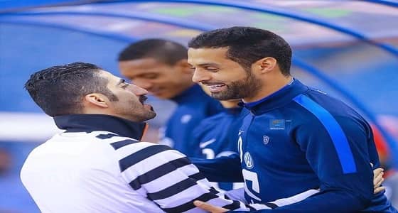 ياسر القحطاني يقدم دعوة لـ « ماجد المرشدي » للمشاركة في حفل إعتزاله